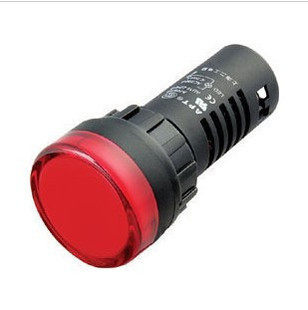 AD16-16C小型LED显示电箱电源信号指示灯直流24V12V220V开孔16MM