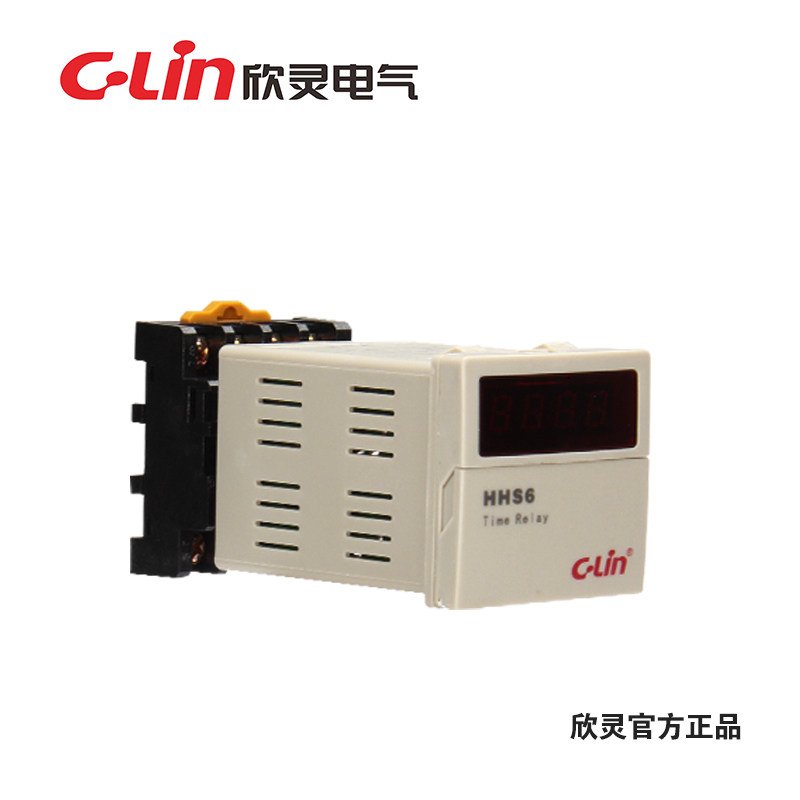 HHS6(JSS48A)数显延时继电器两组延时带复位DH48S欣灵正品直销mr