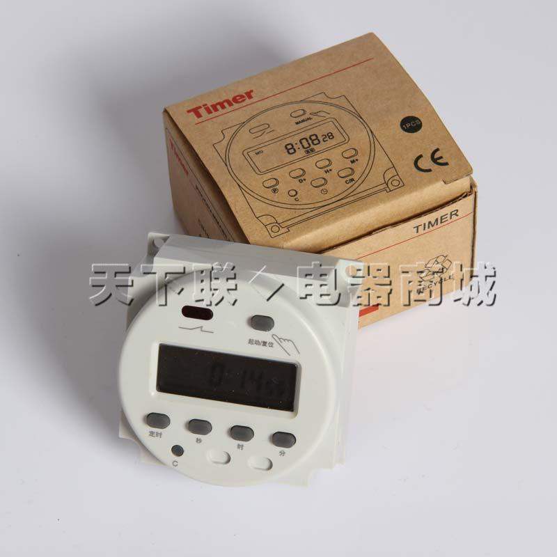 包邮小型秒控时控开关时间控制器间歇反复循环定时器计时器AC220V