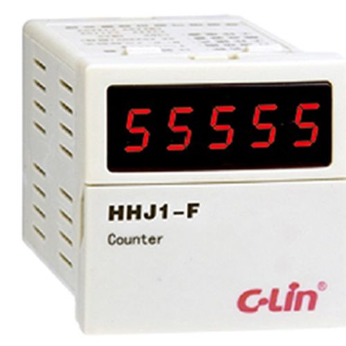 欣灵牌5位数显计数继电器HHJ1-F AC220V N/C/F/R/X制式 停电记忆