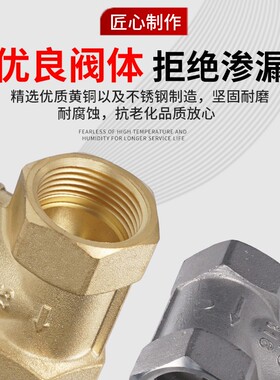 气动气控阀真空铜阀4分Q22HD-15流体开关阀不锈钢20DN25 32 40 50