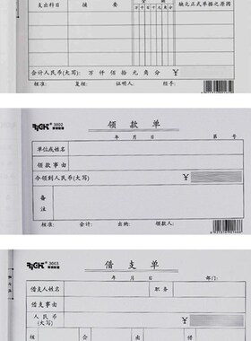 莱特 支出证明单 借支单 领款单 收付款记账报销凭证单财务用品