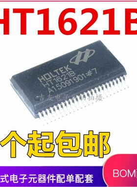 贴片 HT1621B LCD驱动器/RAM映射/液晶芯片 SSOP-48 全新