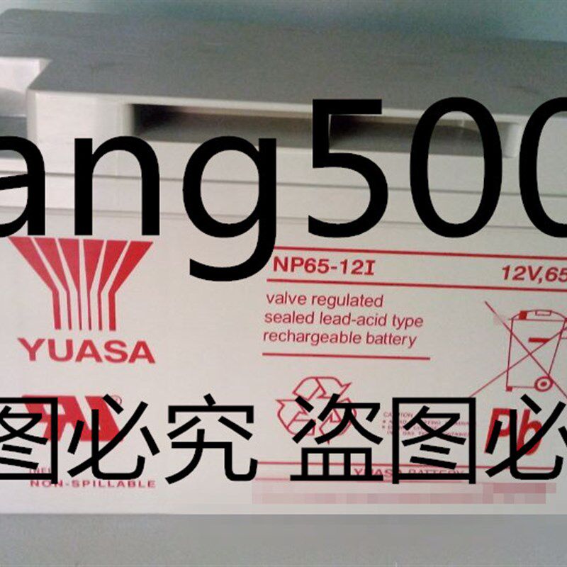 低价YUASA汤浅12V65AH NP65-12直流屏电柜/UPS电源NP65-12I蓄电池