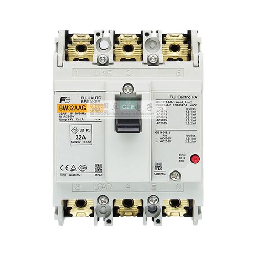 正品富士断路器3P空气开关BW32AAG 50EAG 63EAG 100EAG 2P 20 32A