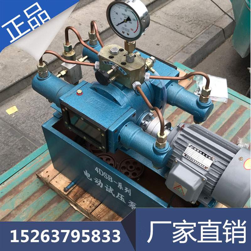 4DSY电动高压试压泵 管道电动试压泵 自来水管道阀门打压机带油窗