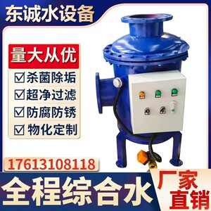 全自动智能物化一体全滤式全程综合水处理器电子除垢软化水质