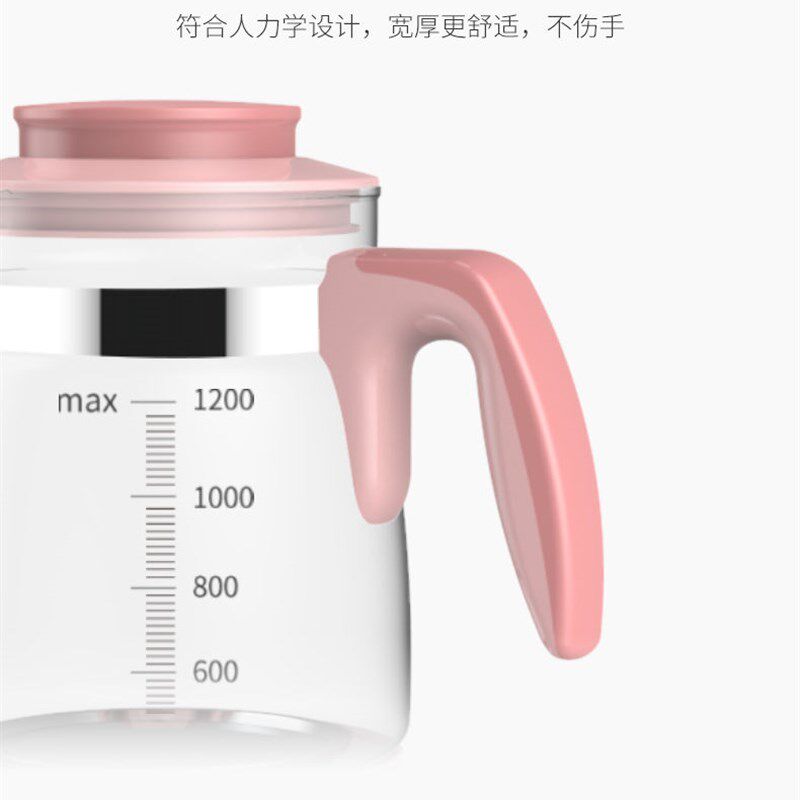 小壮熊恒温调奶器玻璃水壶婴儿耐高温调奶暖奶冲奶器保温水壶配件