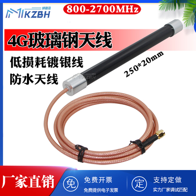 NB-IoT 井盖水表防水全向高增益GSM 4G LTE玻璃钢天线出线式RG142