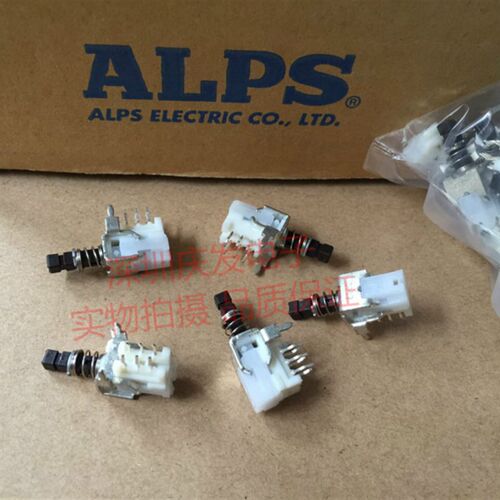 日本ALPS 按钮开关2*3双排6脚琴键无锁开关自弹复位长26MM带支架