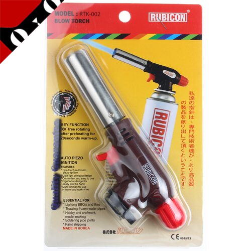 RUBICON日本罗宾汉RTK-002喷火枪头360度旋转多用途打火枪烧猪毛