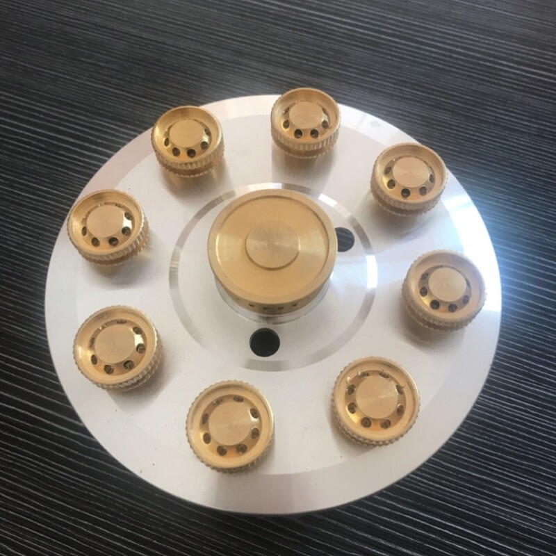 炉头维修配件燃烧器走管九头九腔猛火灶分火器燃烧器通火盖铝底座图片