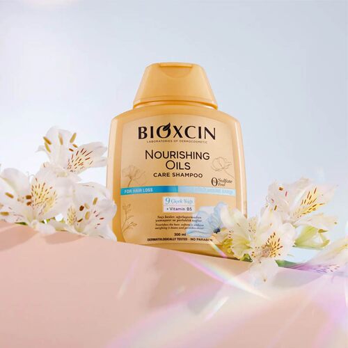 BIOXCIN/柏科生原装进口新品九重花精油清洁滋养洗发水300ml/瓶*2