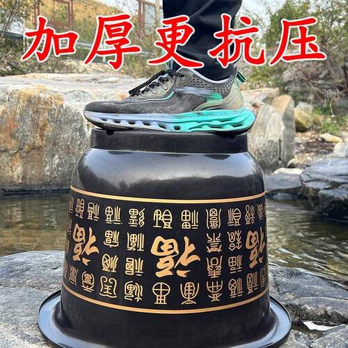 【拍一发四】超大花盆(口径40高30)新款树脂花盆仿陶瓷复古树脂大