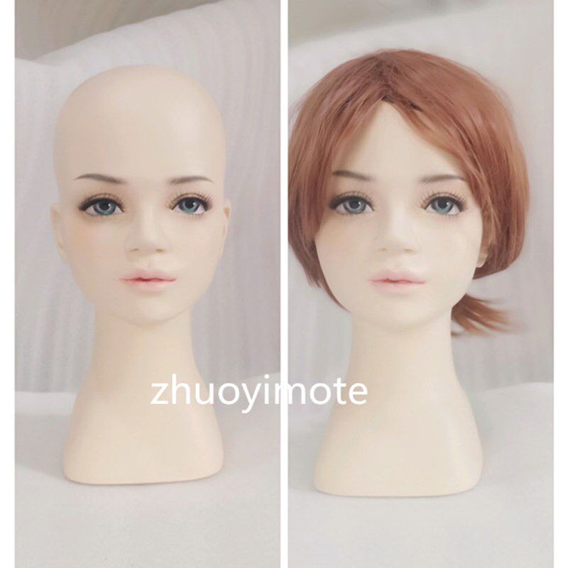 卓艺新款模特头 道具男女头拍照假发头J儿童头模 化妆升级版漂亮