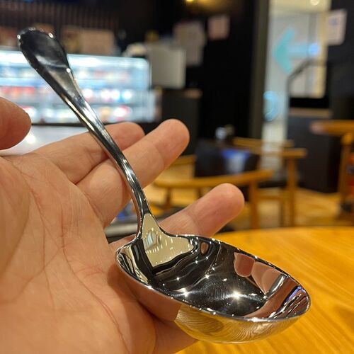 高档不锈钢成人饭勺子大粥勺深z汤勺调羹汤匙大头馄饨瓢羮家用精