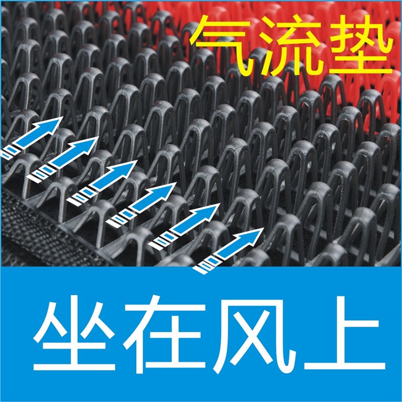 汽车通风坐垫夏季透气凉垫单片隔热座垫凉坐垫塑料车座凉席气流垫