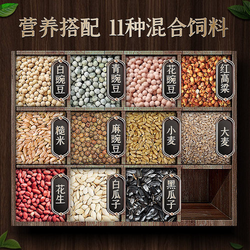 鸽子粮万家鸽粮无玉米饲料幼鸽1+1营养鸽子食粮广东省内50斤包邮