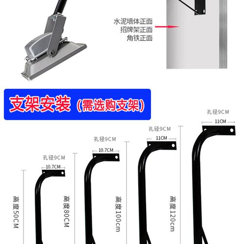 亚明led投光灯户外防水支架工程专用室外广告工地200w探照灯射灯