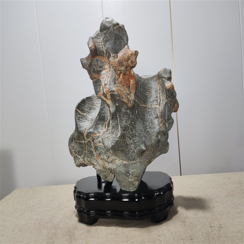 灵璧石原石摆件纯天然真石真品石头装饰产地山峰景观石靠山磬石
