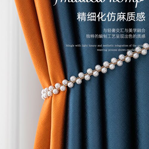 窗帘遮光2022新款卧室避光防光隔热全黑不透光挂钩式加厚全遮阳布
