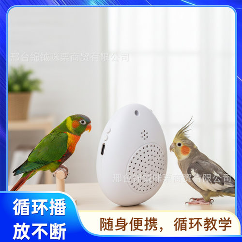 鸟用学习机八哥学说话小巧便携式复读机鹦鹉学话机鹩哥说话训练机