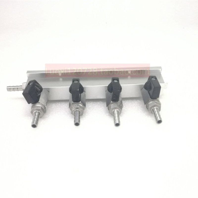 二氧化碳分流器带开关精酿家酿CO2气体分流设备2/3/4/6/8/10路