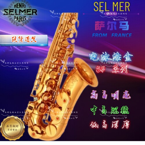 原装萨尔马SAS-54中音降e调萨克斯管初学入门专业考级乐队专用