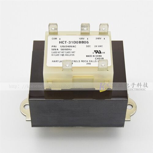 50VA 120V240V转24V卧式HCT-31D0BB06快速蒸烤箱炸锅焗炉UL变压器