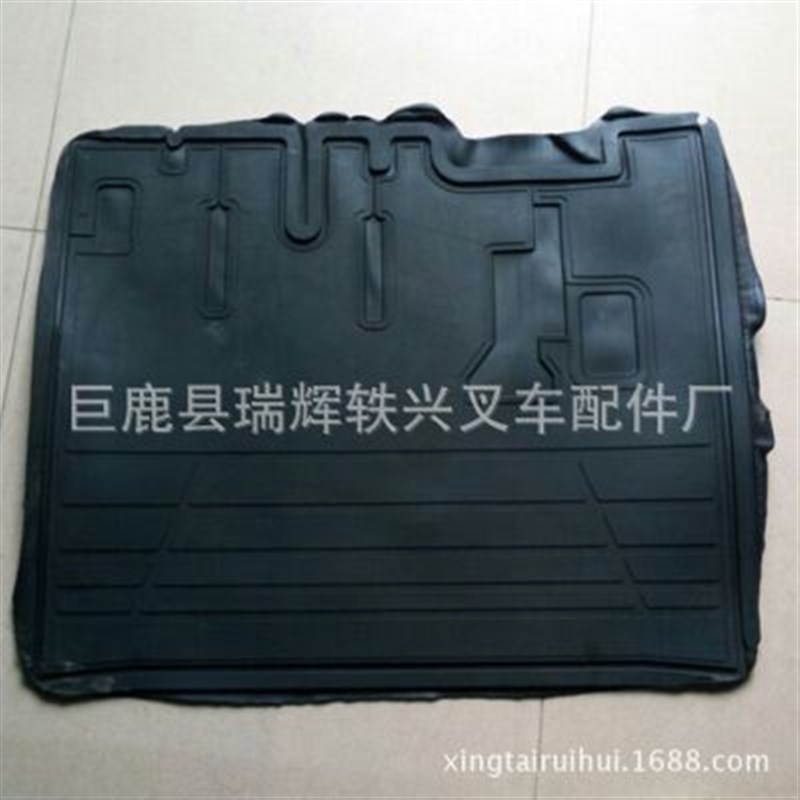 叉车底板脚垫 脚踏板垫 橡胶踏垫 驾驶室地板垫适用杭叉30HB 2-3T