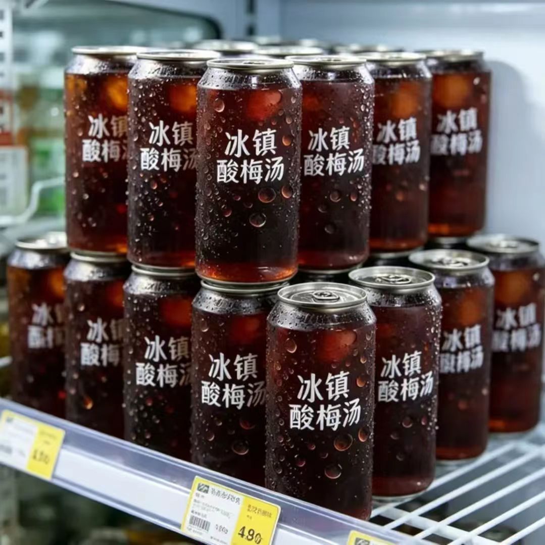 速发现货酸汤子【新货特价】酸梅汤小包装瓶350ml/12瓶装整箱解腻