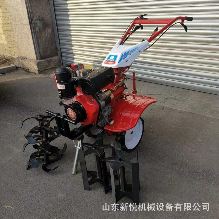 小型农用耕地机 多用途手扶犁地机 170汽油旋耕除草松土机