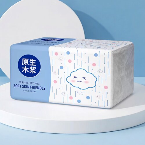 原木优质家庭装加量装大包可擦手纸商用宿舍家用工厂大包加量抽纸