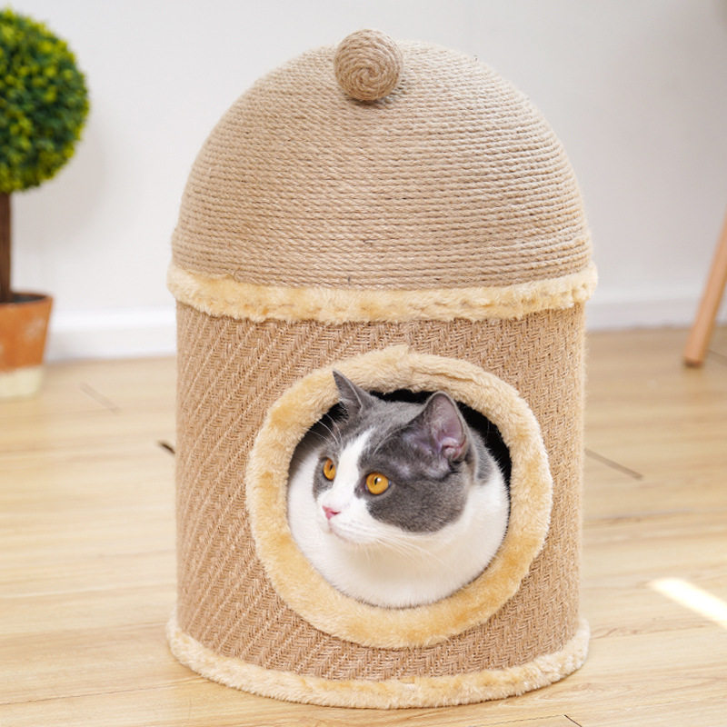 剑麻绳系列猫爬架猫抓板碗型猫窝一体猫咪用品蘑菇造型魔爪器耐磨