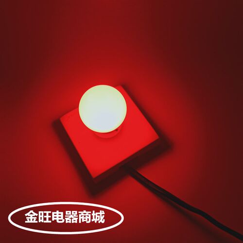 灯笼红灯泡B22老式卡口神台220VLED节能圆形球泡佛供台龛长明婚庆