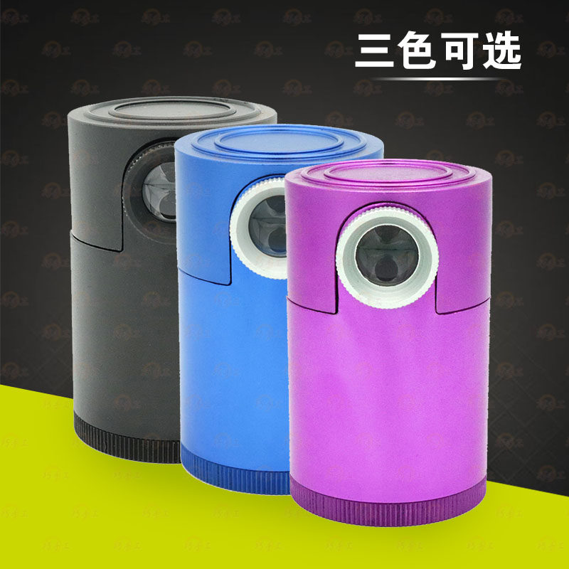 腰棱镜 GIA钻石鉴定放大镜10陪观察仪器圆形腰码镜迷你便携工具