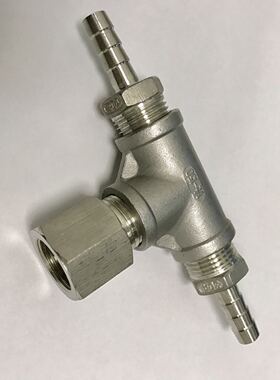M20x1.5-10mm 不锈钢内丝插管接头 内螺纹m20x1.5 两边宝塔10mm