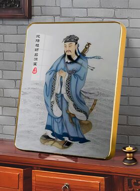 吕祖画像纯阳祖师挂画八仙吕洞宾神仙画家用供奉摆台孚佑帝君摆件
