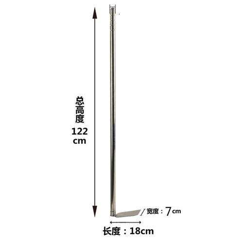 潘易不锈钢园艺农用长大锄头防脱菜园开垦松土翻地工具开垦锹