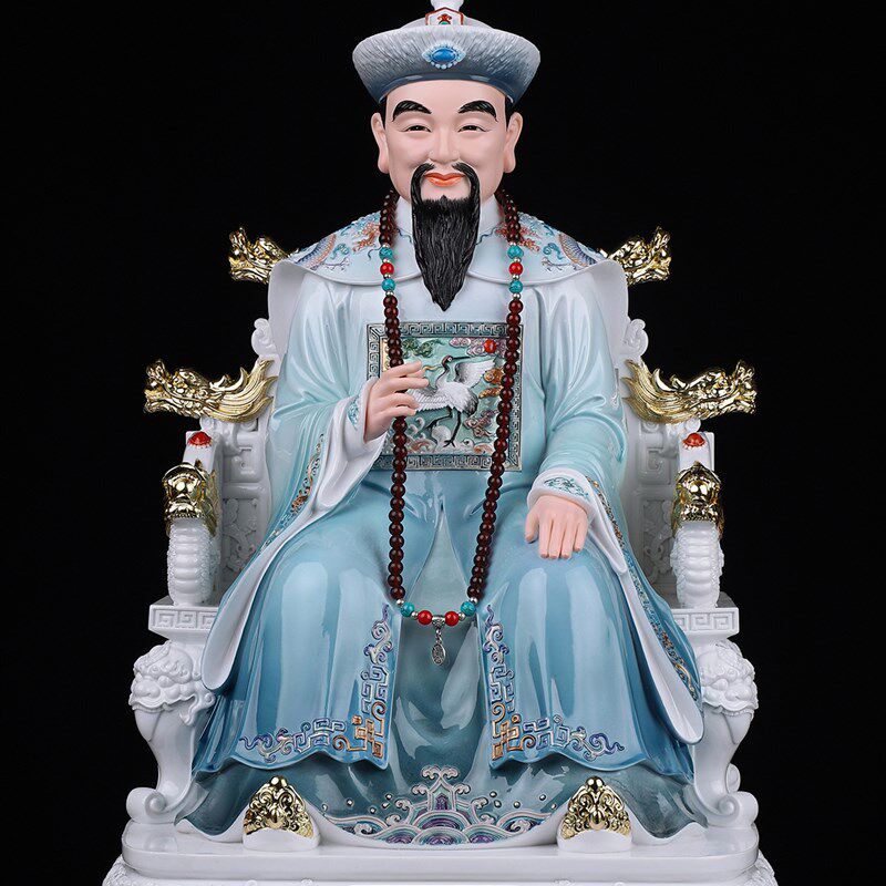仿瓷四大家族胡三太爷太奶黄常蟒家公子姑娘新中式桌面摆件工艺品