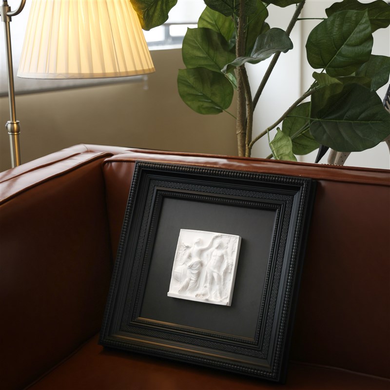加安加丽欧式立体浮雕装饰画美式入户玄关3d挂画客厅法式墙面壁画