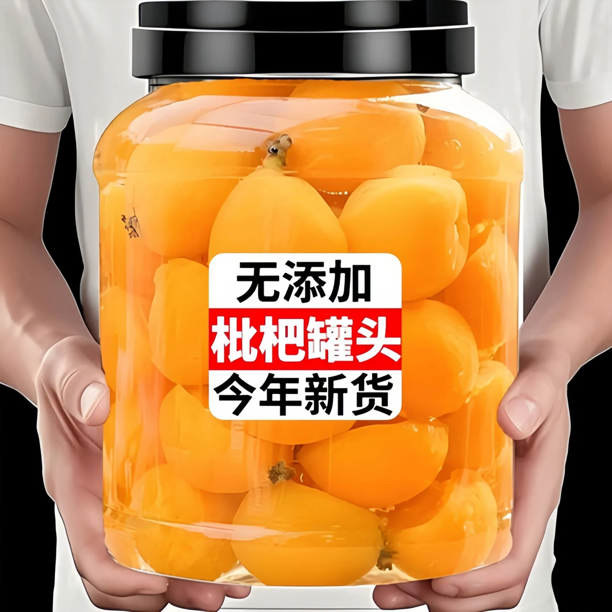 新鲜枇杷罐头无添加官方旗舰店糖水枇杷大果非玻璃瓶润喉旗舰店图片