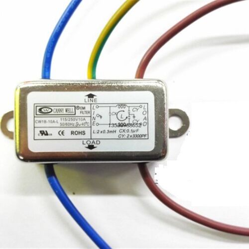 滤波器1A 0-50V台湾 CANNYWELL CW1B-01A-L 小边带线