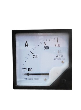 上海人民6L2电流表50A100A 交流指针式电压表头450V500V