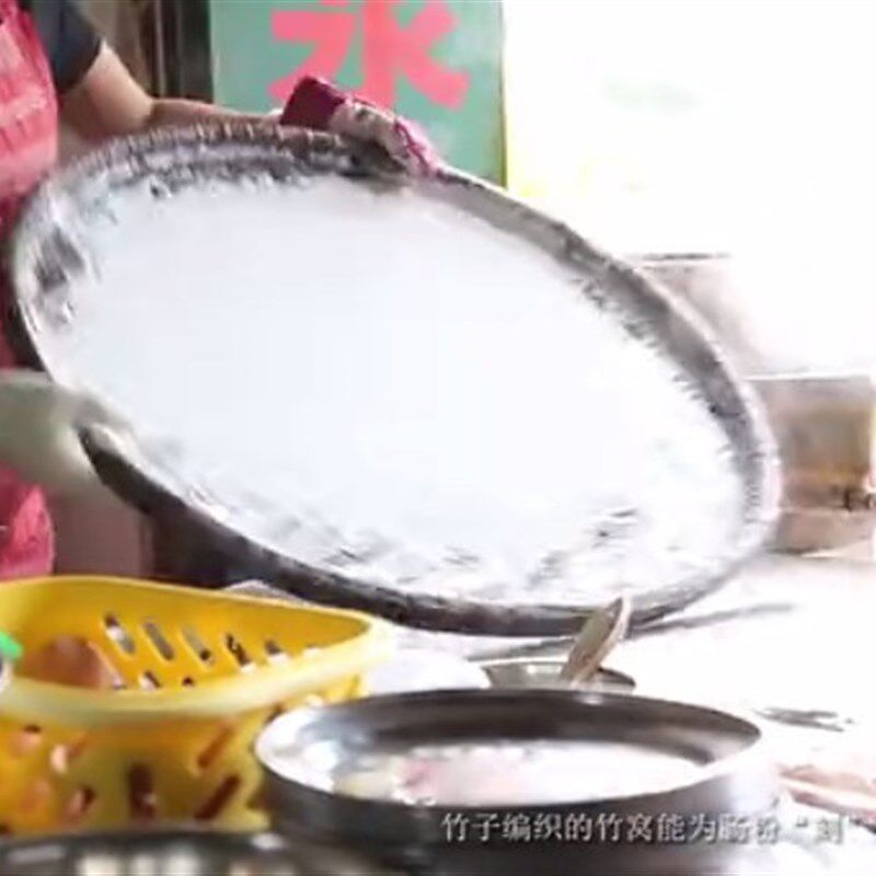 早餐店簸箕肠粉竹制品盖机配套锅B蓝肠粉专用窝筛篮盖蒸盘笼圆形