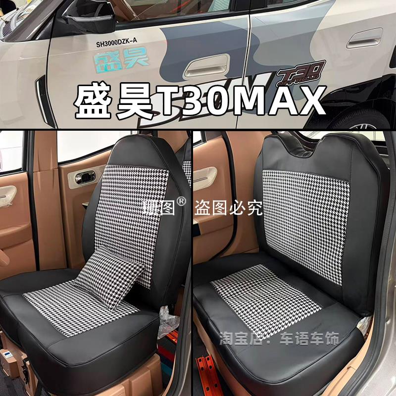 盛昊T30Plus MAX Pruo T20 S6电动三轮车座套篷车上学代步车坐垫