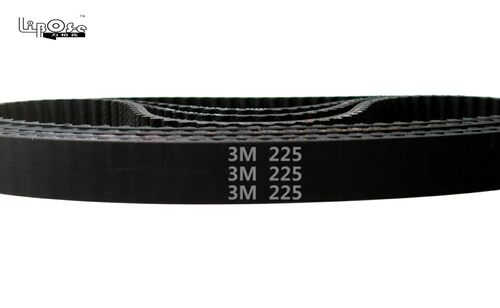 橡胶同步带 HTD 3M-225-9 / 75齿 宽9毫米 碎纸机皮带 圆弧齿形带