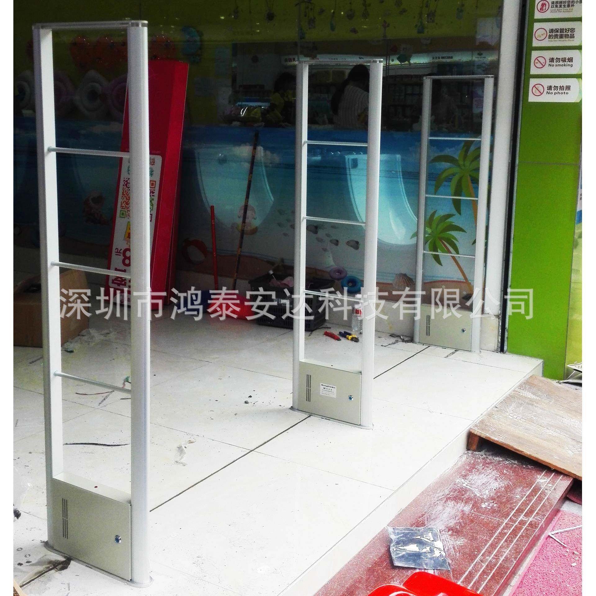 超市服装店防盗器 商场防盗门 服装店射频报警门 一体机 鸿泰安