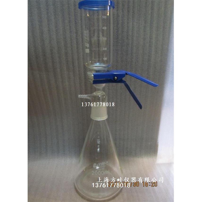 2L真空泵抽滤装置/砂芯过滤装置带无油真空泵全套/微孔过滤器