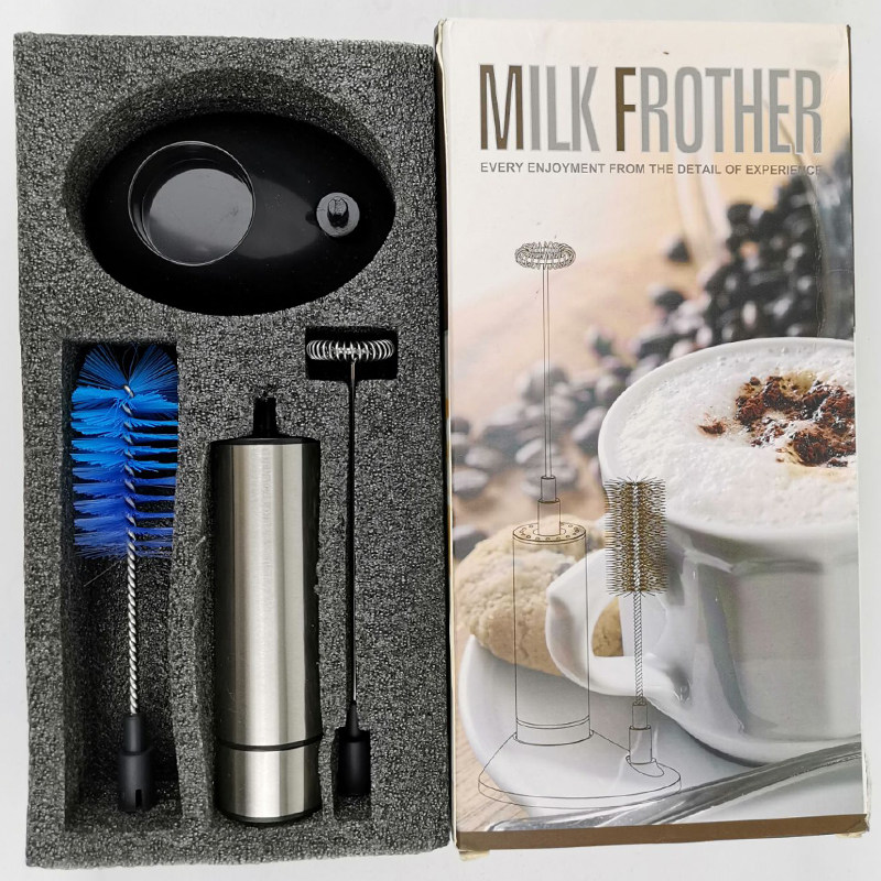充电式电动打奶器 电池打奶棒 自动牛奶起泡器 手持搅拌器 打蛋器